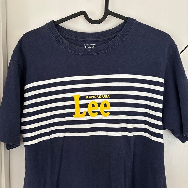 Lee Tシャツ ボーダー柄 ネイビー