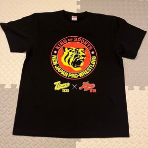 新品 タイガース×日本プロレスコラボTシャツ Tシャツ 半袖Tシャツ 半袖 プリント