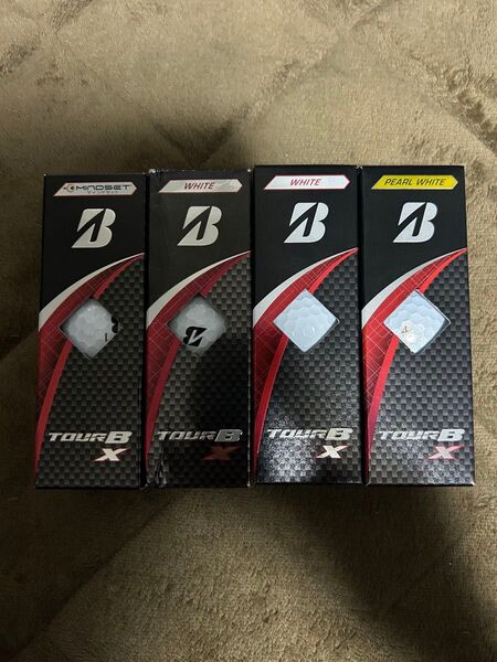 ブリヂストン BRIDGESTONE TOUR B X ゴルフボール 4スリーブ