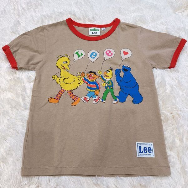 K127 Lee 《120》 セサミ リンガー Tシャツ 女の子 男の子 キッズ 子ども服