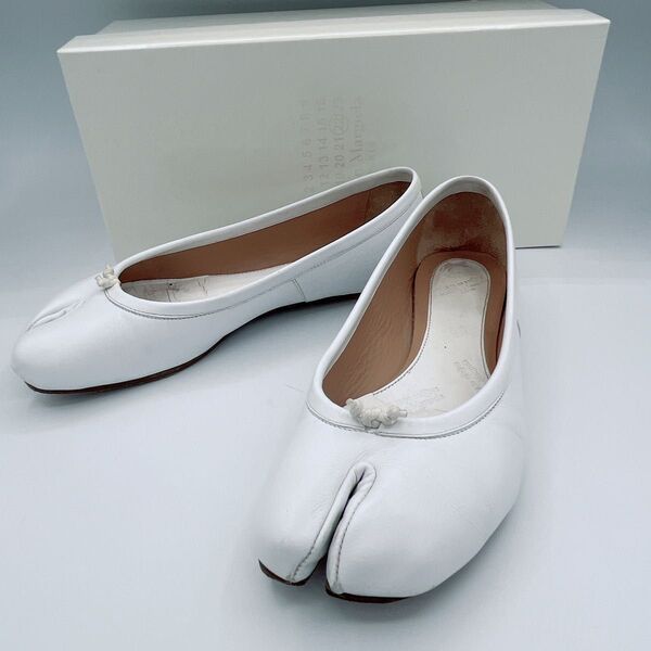 Maison Margiela Tabi マルジェラ タビ バレエ 23cm メゾンマルジェラ レザー パンプス 靴