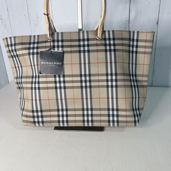 新品未使用 希少 BURBERRY LONDON ノバチェック トートバッグ バーバリー