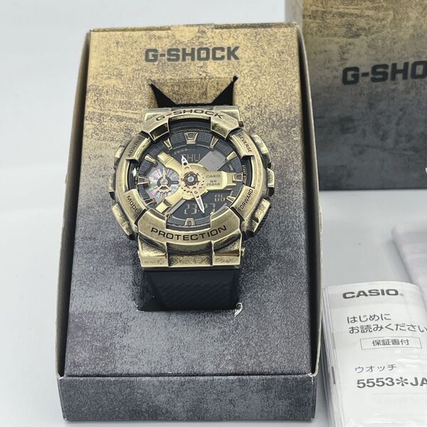希少 美品 CASIO G-SHOCK GM-110VG-1A9JR カシオ Gショック 腕時計 ジーショック