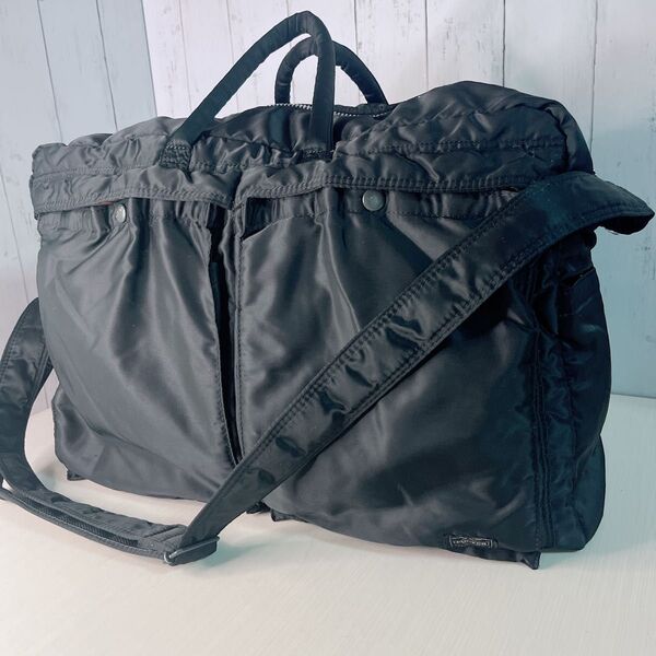 美品 PORTER タンカー ボストンバッグ 特大 XL ショルダー ポーター TANKER 2WAY