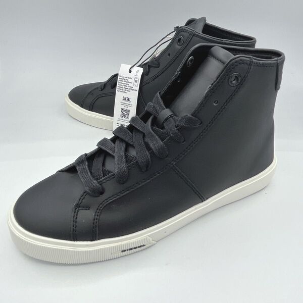 DIESEL ブラック ハイカットスニーカーDIESEL ディーゼル 25.5