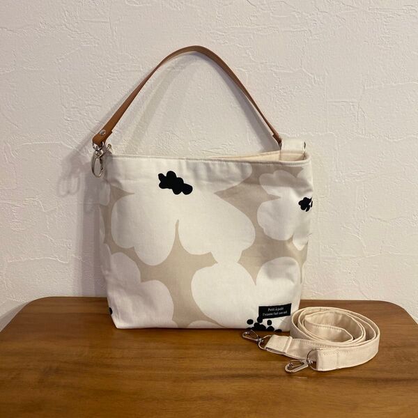 ショルダーバッグ ハンドメイド 花柄