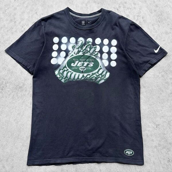 90s vintage NIKE ナイキ NFL New York Jets アメフト アメリカンフットボール 半袖 Tシャツ