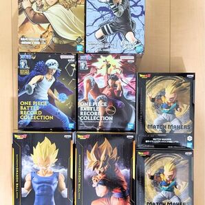 ドラゴンボール ナルト ワンピース フィギュア まとめ売り、セット売り ゴテンクス、ベジータ、ルフィ、ロー、うちはサスケ 孫悟空