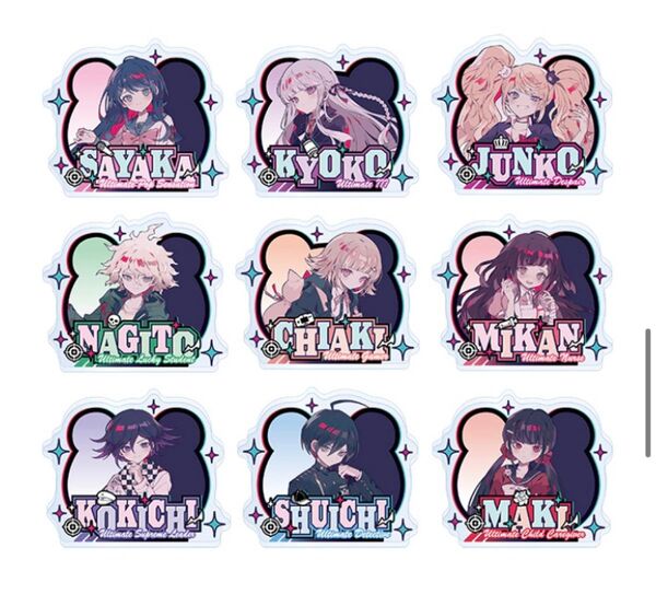 ダンガンロンパ ドン・キホーテ ドンキ アクリルバッジ 9点セット