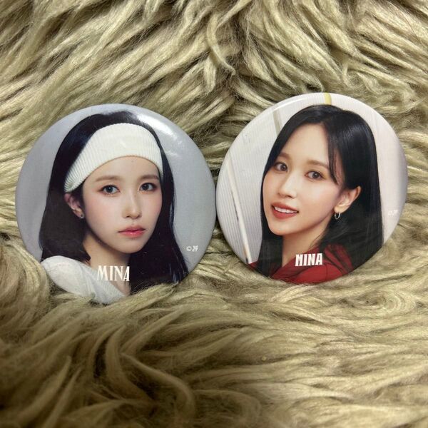 TWICE ミナ 缶バッジ 2個セット