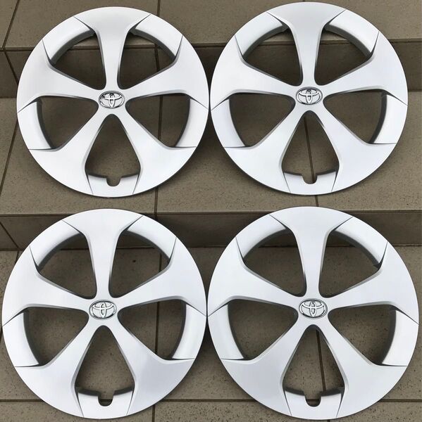 【送料込み】納車外し トヨタ純正 プリウス 30系 後期 15インチホイールキャップ×4枚セット
