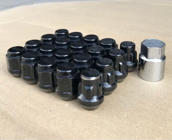 【送料込み】希少正規品 BBSホイール専用テーパー座/袋ナット&BBSロックナット M12×P1.5 20個セット トヨタ ホンダ