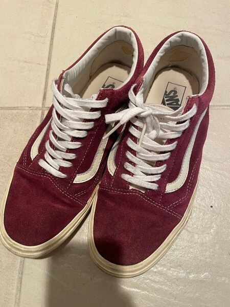 VANS バーガンディ スニーカー