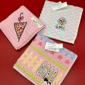 《新品未使用》リバティ*ハンカチ3枚セット