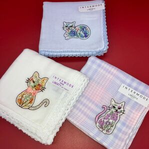 《新品未使用》リバティ*ハンカチ3枚セット