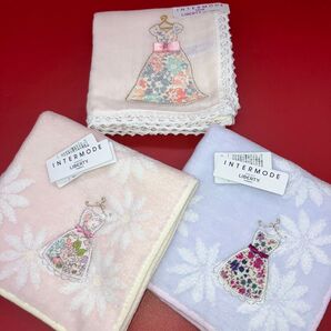 《新品未使用》リバティ*ハンカチ3枚セット