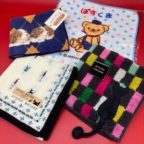 《新品未使用》俣野敦子&グーグーワールド&他*ハンカチセット
