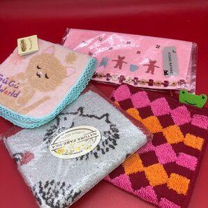 《新品未使用》俣野敦子&グーグーワールド&他*ハンカチセット