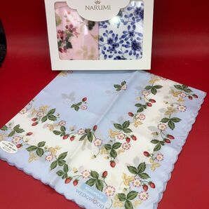 《新品未使用》ウエッジウッド&ナルミ*ハンカチ3枚セット