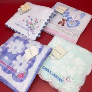 《新品未使用》ローラアシュレイ*ハンカチ4枚セット