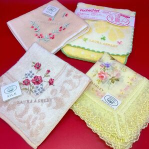 《新品未使用》ローラアシュレイ*ハンカチ&ポケットハンカチセット