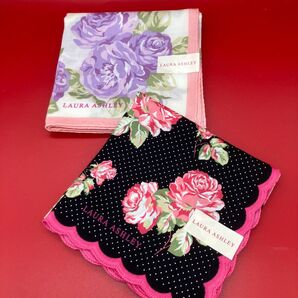 《新品未使用》ローラアシュレイ*大判ハンカチセット