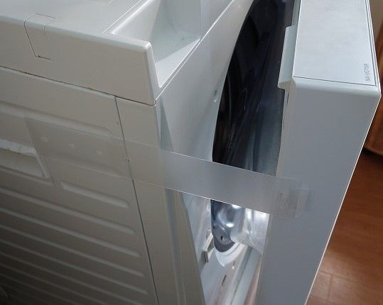 ドラム式 洗濯機ドアストッパー 半透明 パナソニック キューブル用 【ハンドメイド品】