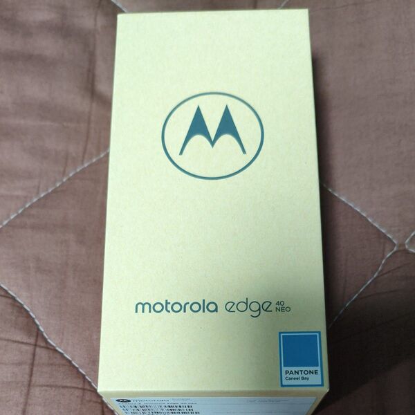 Motorola edge 40 neo SIMフリースマートフォン 8GB/256GB カリビアンブルー