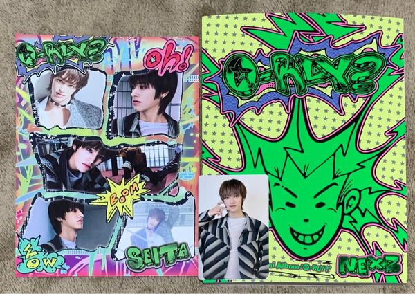 NEXZ O-RLY アルバム ポスター タワレコ トレカ セイタ 封入トレカ無