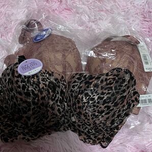 エメフィール超盛りブラ ヒョウ柄脇高ブラ