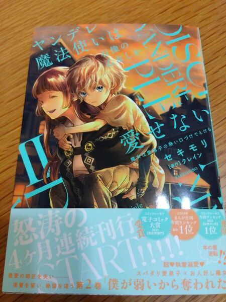 初版 帯付き ヤンデレ魔法使いは石像の乙女しか愛せない 魔女は愛弟子の熱い口づけでとける 2 (華猫)