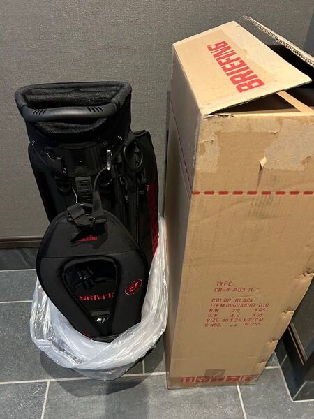 日本正規品 ブリーフィング ゴルフ キャディバッグ BRIEFING GOLF CR-4 #03 TL