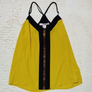 新品未使用☆Forever21 キャミソール ノースリーブ カットソー レディース イエロー 黄色 S