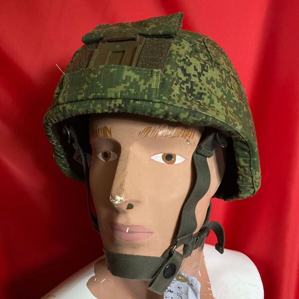 ロシア軍6B47アドバンスドヘルメット EMR迷彩カバー付 ロシア製レプリカ中古