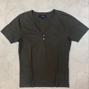 美品 三喜タグ付き国内正規 トルコ製 ハイドロゲン Tシャツ Vネック