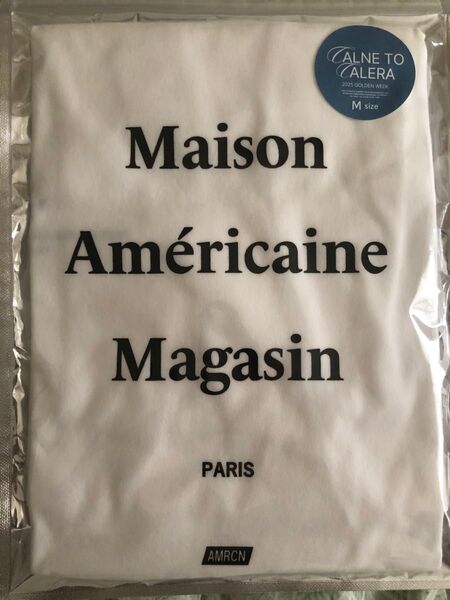 Maison Amricaine Magasin Tシャツ M ホワイト 新品 未開封 未使用 男女兼用