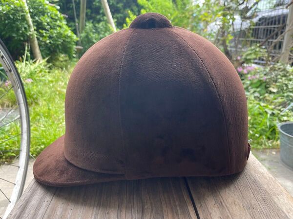 RUHM ルウム ルフム 乗馬 ヘルメット ブラウン ベルベット ベロア 60