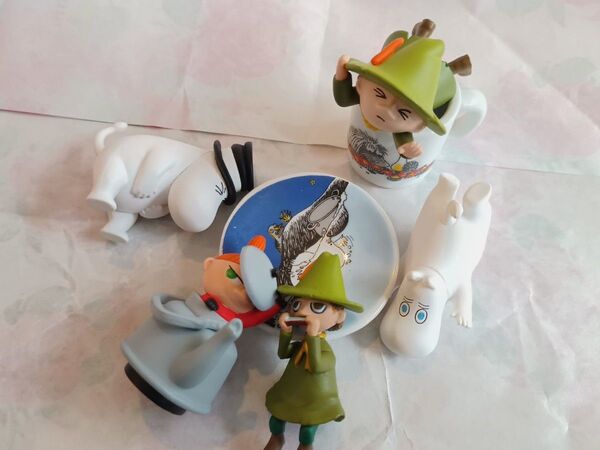 ムーミン スナフキン putitto フチ子 リトルミィ リトルミイ ハーモニカ フチ子 かくれんぼフィギュア すってんころりん