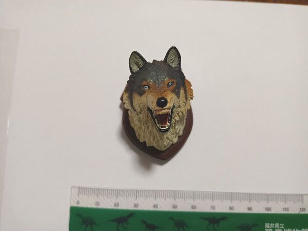 ハンティングトロフィー オオカミ 狼 フィギュア 置物 マグネット タカラトミー サバンナ 海洋堂