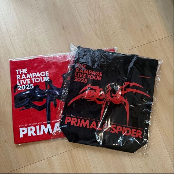 THE RAMPAGE PRIMAL SPIDER アプグレグッズ トートバッグ ショッピングバッグ 2点セット ランペ