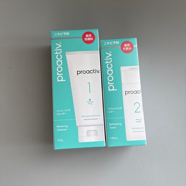 未開封 proactiv リニューイングクレンザー リフレッシングトナー セット 洗顔 化粧水