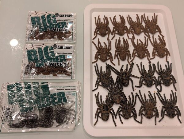 ガンクラフト ビッグスパイダー ビッグスパイダーマイクロ 32本セット ルアー ワーム ビッグベイト ジョイクロ