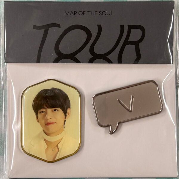 未開封【BTS MAP OF THE SOUL TOUR BADGE SET (V)】
