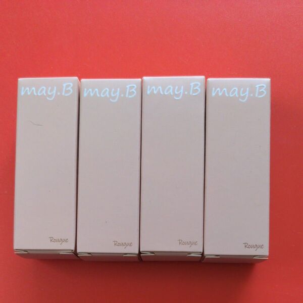 may.B Rouge 4点セット 01 02 03 04 チューリップ リリー サクラ ローズ 口紅
