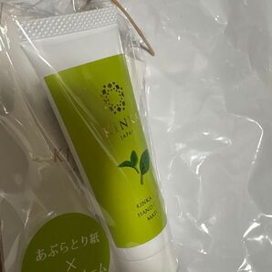 KINKA キンカ ハンドクリーム あぶらとり紙セット 新品未使用未開封 金華 パラベンフリー シアバター 金箔