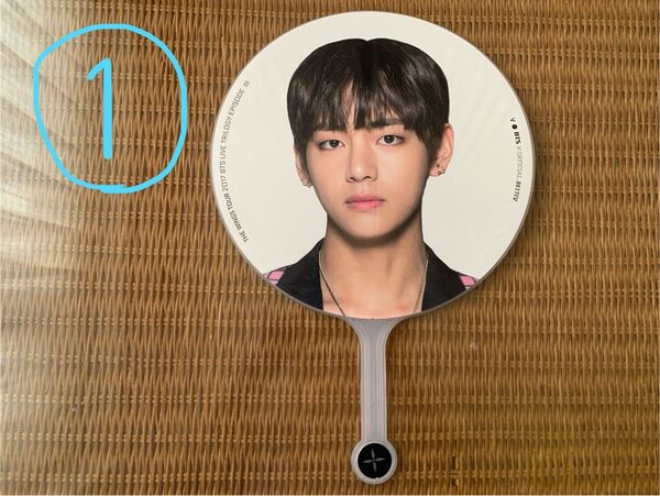 【公式 ※美品】① BTS V テテ ライブグッズ うちわ ※ケース付き