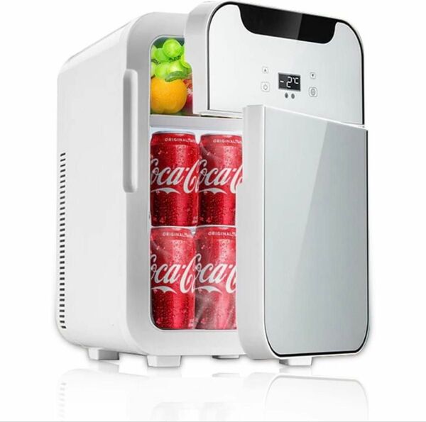 冷蔵庫 小型 20L ミニ冷蔵庫 LCD温度表示 冷温庫 ペルチェ式 収納バッグ