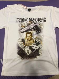 pablo escobar パブロ　ギャングスタ　Tシャツ　白　Mサイズ