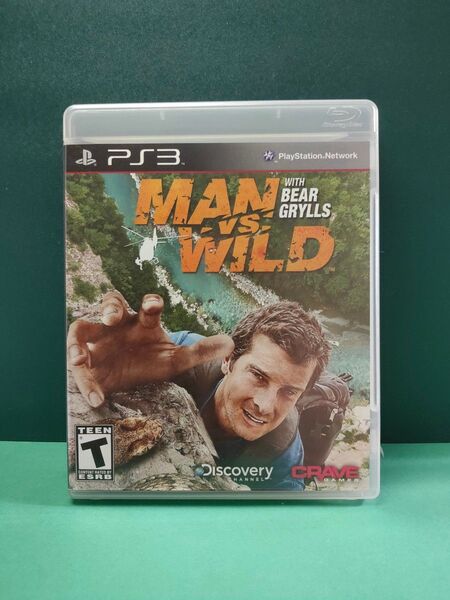 ★「MAN vs WILD」 PS3 ベア・グリルスの冒険サバイバルゲーム 海外版 希少