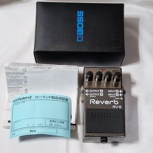 BOSS RV-6 Reverb リバーブ エフェクター コンパクトエフェクター 動作確認済み